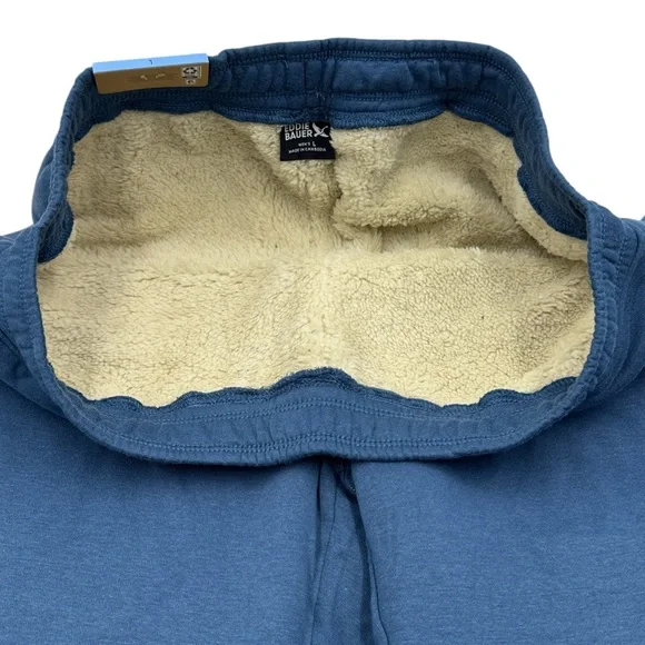Eddie Bauer Men's Faux Shearling Jogger Sweatpants Size Large - Picture 9 of 16